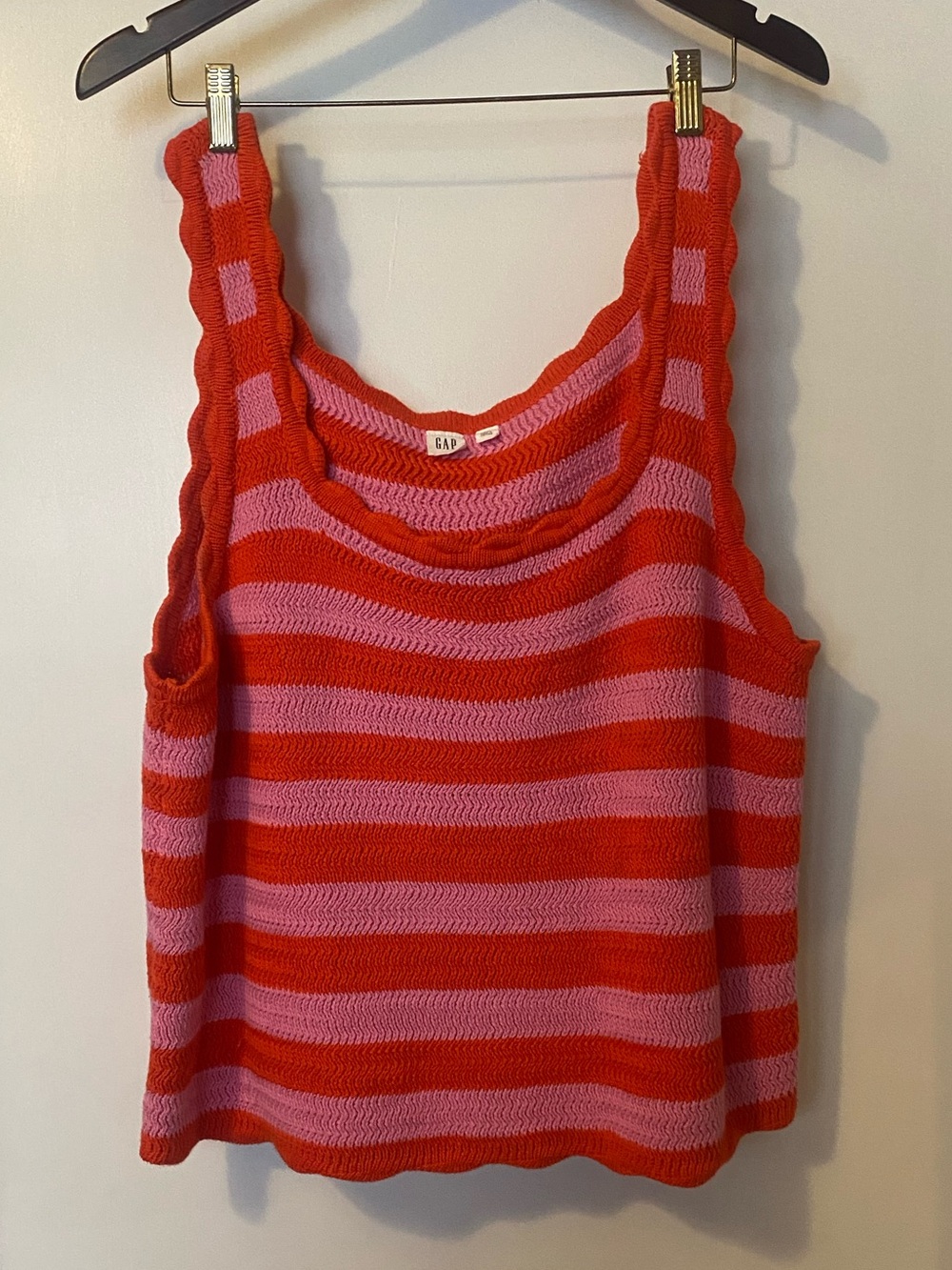 Gap cotton knit tank top XL
